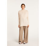 Pull col roul oversize en fibre de bambou cachemire - heva