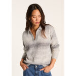 Pull col v en laine mlange - odile