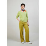 Pull col v en soie coton et laine - blovis