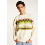 Pull  motifs en 100% laine mrinos rws * - gabin