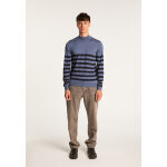 Pull ray col montant en laine - lazaar