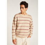 Pull  rayures en 100% laine mrinos rws * - garido