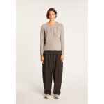 Pull avec torsades en soie laine velours - bahamas