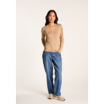 T - shirt col v en fibre de bambou cachemire - aeline