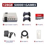 128 go - 706 - 2 - console de jeu vido rtro super x cube, plus de 60000 jeux, emulateur 63 + , puce ...