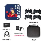 128g 4 cbl - console de jeu vido rtro avec 4 thorac, console d'arcade, plug and play, jeux vido ...