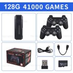 128g avec boîte - console de jeu vidéo hd avec manette sans fil, 128 jeux 3d intégrés, plus de 40 simulateurs ... 128g avec boîte - console de jeu vidéo hd avec manette sans fil, 128 jeux 3d intégrés, plus de 40 simulateurs ...