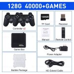 128g sans bote - console de jeux vido 4k, double systme, lecteur de jeux vido sans fil, manettes ...