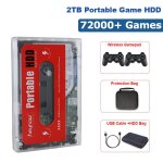 2 to avec gamepad - disque dur externe hdd portable de 2 to avec 72000 jeux intgrs, pour ordinateur ...