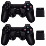 2 x manette sans fil pour sony playstation 2, ps2, pstwo - 2. 4 ghz 2 x manette sans fil pour sony playstation 2, ps2, pstwo - 2. 4 ghz