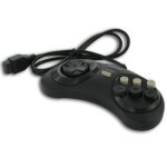 2 x manette pour sega megadrive - master system - genesis - 6 boutons