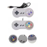2x manette snes (super nes) contrleur pour pc mac via usb - ue et us