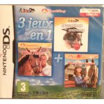 3 jeux en 1 : mon haras / l'academie des animaux / mon cheval western nintendo ds 3 jeux en 1 : mon haras / l'academie des animaux / mon cheval western nintendo ds