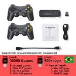 35900 jeux - console de jeu vido portable stick lite, consoles de jeu rtro, tv hd 4k, 50 emulateurs, ...