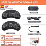 3888 jeux avec es - console md sans fil pour clodrive sega anjdavid genesis mega, anciers de jeu vido, ...