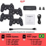 4p - 54000 - 900br - gs pro consoles de jeux vido tv, 128 jeux rtro intgrs, 4k, ps1, psp, n64, macloser, ...