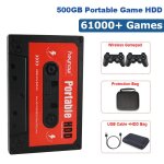 500 go avec gamepad - disque dur externe hdd portable de 2 to avec 72000 jeux intgrs, pour ordinateur ...