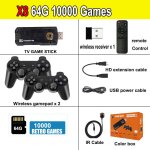 64g 10000 jeux - consoles de jeux vidéo rétro d'arcade, manette sans fil pour touristes sdavid et gba, ... 64g 10000 jeux - consoles de jeux vidéo rétro d'arcade, manette sans fil pour touristes sdavid et gba, ...
