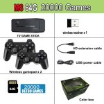 64g 20000 jeux - console de jeu vido rtro, jeux vido plug and play, sortie tv hd 4k, cl de jeu classique, ...