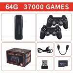 64g avec boîte - console de jeu vidéo hd avec manette sans fil, 128 jeux 3d intégrés, plus de 40 simulateurs ... 64g avec boîte - console de jeu vidéo hd avec manette sans fil, 128 jeux 3d intégrés, plus de 40 simulateurs ...