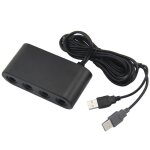 Adaptateur manette gamecube sur nintendo wii u, switch et pc