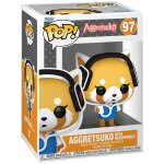 Aggretsuko - figurine pop! aggretsuko avec ecouteurs 9 cm