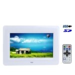 Album photo numrique port sd lecteur media cadre ecran 7 pouces tft lcd pal mp3 yonis
