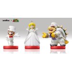 Amiibo bowser + mario + peach tenues de mariage