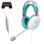 Asus tuf gaming h1 gen ii hatsune miku edition casque avec fil arceau usb type - a rose, turquoise et ...