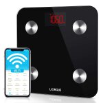 Balance connecte avec impdancemtre, pse - personne electronique noir, 14 donnes corporelles et applicatio ...