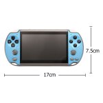 Bascule console de jeu portable double console portable portable tv vid�o joueur de jeu avec 10000 + ...