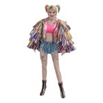 Birds of prey - figurine movie masterpiece 1 / 6 harley quinn (caution tape jacket version) 29 cm