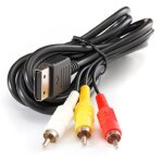 Cable audio vidéo av rca tv pour sega dreamcast - 1, 8 mètre Cable audio vidéo av rca tv pour sega dreamcast - 1, 8 mètre