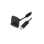 Cble de chargeur compatible pour manette sans fil xbox hobbytech - noir