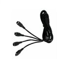 C�ble link liaison 4 joueurs pour relier 4 nintendo game boy advance / gba sp
