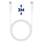 C�ble de recharge pour manette ps5 - longueur 3 m�tres usb c - usb c