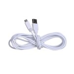 Cble usb alimentation et charge pour nintendo wii u (wiiu) - 3 mtres - blanc