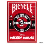 Cartes a jouer bicycle - jeu de cartes creatives - mickey classic