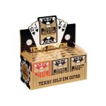 Cartes a jouer copag gold poker plastic jumbo 2 index black&red display