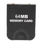Carte mmoire haute vitesse plug and play pour gamecube, 64 mo (1 019 blocs)