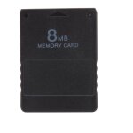 Carte m�moire noire 8 mo pour sony playstation 2 (ps2)