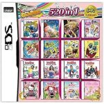 Cartouche de jeu 3ds nds : carte combine 208 en 1, cartouche multi - jeux nds avec 482 jeux in1, 510 ...