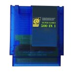 Cartouche de jeu 500 en 1 pour console nes (contra 1, 2, 3, 6, 7, 8, f)