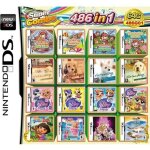 Cartouche de jeu ds - mario - 486 en 1 - compatible nintendo ds / 3ds - multijoueur - multilingue