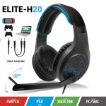 Casque audio gamer elite - h20 avec micro flip and mute pour pc / ps4 / xbox one / switch Casque audio gamer elite - h20 avec micro flip and mute pour pc / ps4 / xbox one / switch