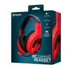 Casque gaming st�r�o pcgh - 120 rouge nacon