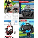 Casque pc pro spirit of gamer + volant et pédales de jeu vidéo pro race compatible ios android ps3 ps4 ... Casque pc pro spirit of gamer + volant et pédales de jeu vidéo pro race compatible ios android ps3 ps4 ...