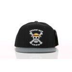 Casquette - one piece - noir et gris skull