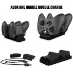Chargeur dock stand station chargeur + cble usb + batterie 2x600mah pour microsoft xbox one