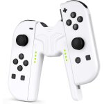 Chargeur compatible avec joy con pour nintendo switch et oled model, charging grip handle, comfort v ...